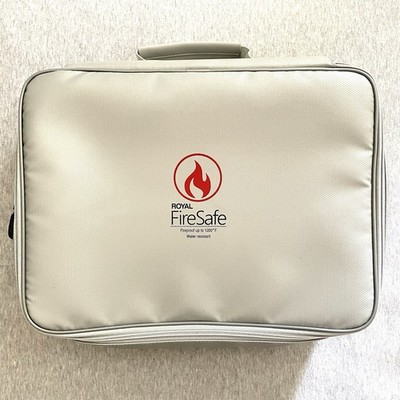 Royal FireSafe Case Fire & Water Resistant Combination Lock 14x10.5x3.5 Gray
