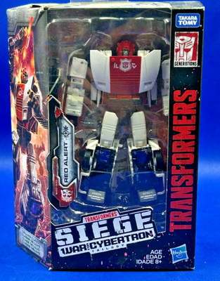 TRANSFORMERS TOYS GENERATIONS SIEGE WAR FOR CYBERTRON WFC-S35 RED ALERT FIGURE