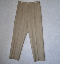 Vintage Pendleton Womens 14 Wool Dress Pants Slacks Houndstooth Lined Career