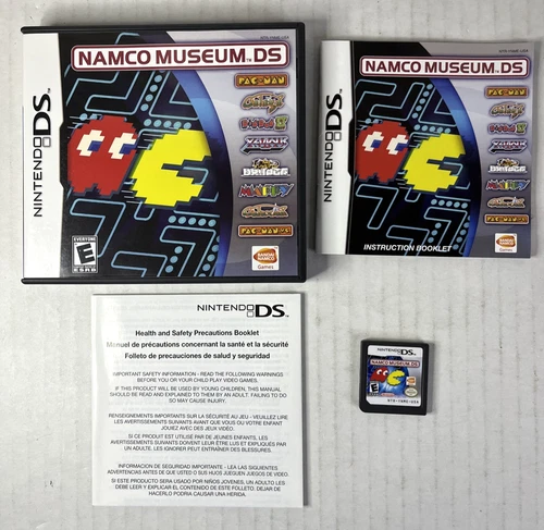 NAMCO MUSEUM NINTENDO DS VIDEO GAME COMPLETE 2006 Pac-man Galaga