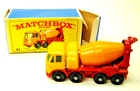 Vintage Matchbox 21 Foden Concrete Cement Truck In Box Lesney England