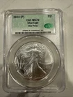 2024 (P) $1 American Silver Eagle Star Privy CACG MS70