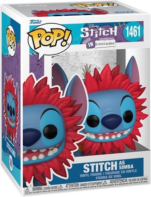 Funko POP! Disney Lilo & Stitch - Disney: Stitch as Simba - #1461- Neu