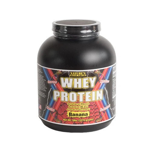 Nature's Research Whey Protein (5lb) - Banana