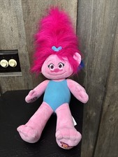 BUILD A BEAR Dreamworks Trolls Princess Poppy Plush Stuffed Doll Dress 24" LARGE