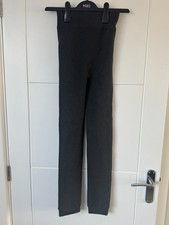 Primark Grey Fleece Lined Leggings Womens L/XL Winter Warm High Waist