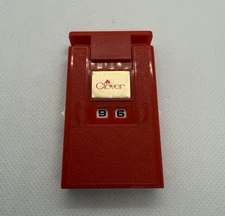 Vintage Clover Red Kacha-Kacha Knitting Counter • Row Stitch Tally Tool