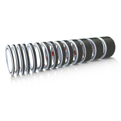 Zierstreifen Auto Motorrad 3-50mm Schwarz Matt Dekorstreifen Seitenstreifen 10m - Bild 1 von 4