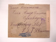 CENSOR 1917 RUSSIA COVER, RED CROSS DESTINATION