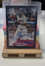2024 Topps - 1989 Topps Autographs Jose Tena #89BA-TEN Black /199 (AU, RC)