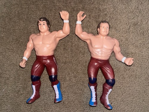 WWF LJN Wrestling Superstars British Bulldogs Vint...