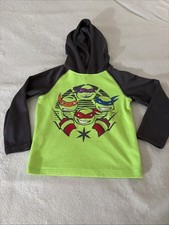 Nickolodeon Teenage Ninja Turtles Boys Hoodie Long Sleve Size 4/5