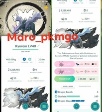Pokemon Shiny Kyurem LV40 3moves Special BG Go Fest 2026 -TRA'DE- Description