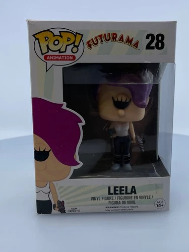 Funko POP! Animation Futurama Turanga Leela #28 Vinyl Figure DAMAGED BOX