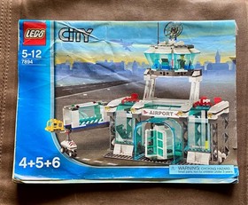 LEGO CITY: Airport (7894) + Airplane - 2006 Retired - 95% Complete- PLEASE READ