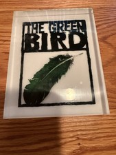 THE GREEN BIRD BROADWAY PROMOTIONAL ACRYLIC SOUVENIR NEW YORK 2000