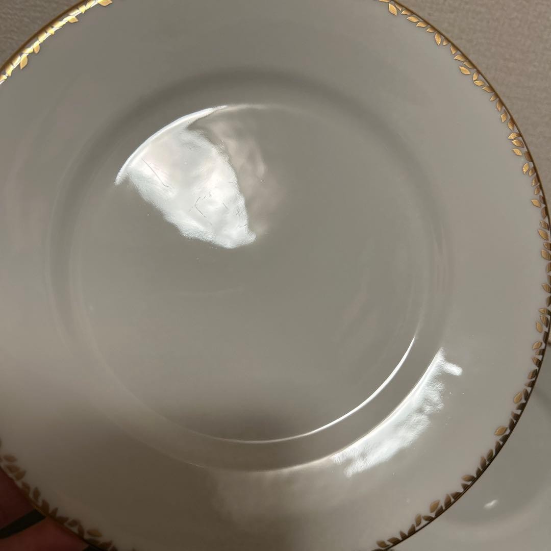 Wedgwood Verawong Gilded Leaf Cup Saucer Plate From Japan