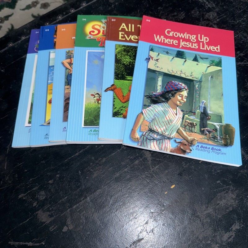 ABEKA 2ND GRADE READING SET 6 PAPERBACK READERS 