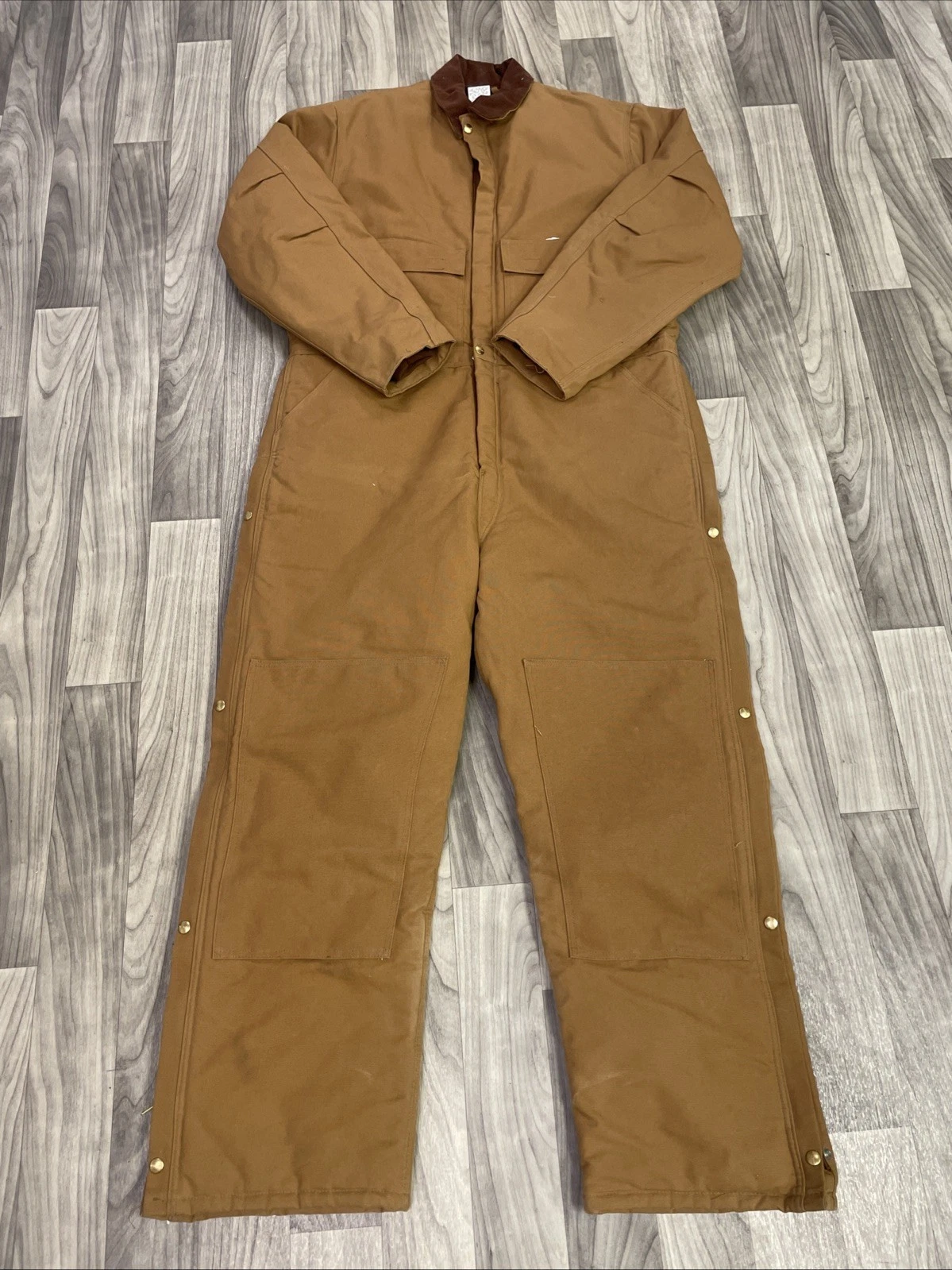 Carhartt Full Body Suit Men's 50 Regular Insulated Coveralls Work Quilted USA!!!