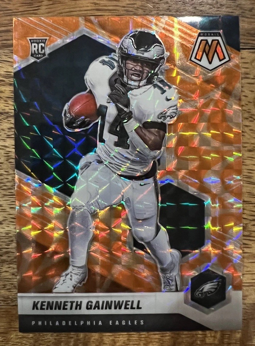 Kenneth Gainwell Panini Mosaic #339 Reactive Orange