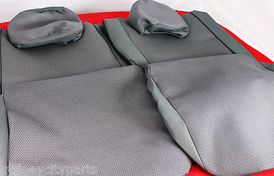 TOYOTA PRADO 150 SERIES SEAT COVERS 3RD ROW GREY 5 DOOR GX GXL AUG 09