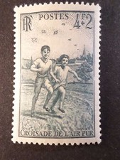 FRANCE 1945, timbre 740, CROISADE AIR PUR, neuf**, VF MNH STAMP