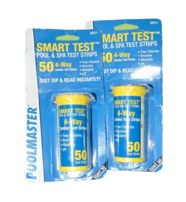 Poolmaster 22211 Smart Test 4-Way Pool Test Strips Set Of Two
