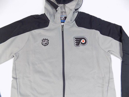 Philadelphia Flyers Nhl Gray YOUTH Full Zip Lightweight Jacket Size Large - Picture 4 of 8
