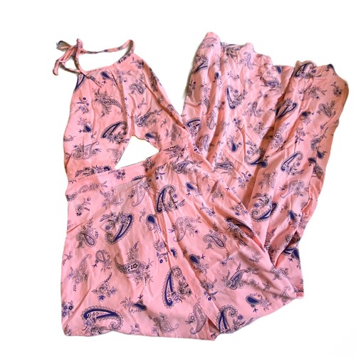 Wildfox NWT paisley pink open tummy/back high slit size small sample - Picture 7 of 11
