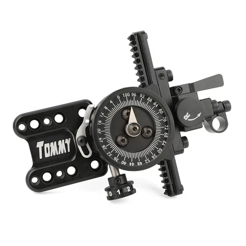 Compound Bow 1 Pin Sight Micro Adjustable Pointer Adaptor Scope Sight 4x 6x 8x - Picture 12 of 21