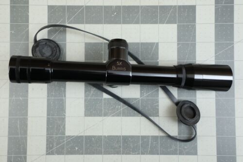Burris 88632 5x20mm Duplex Reticle Gloss Black Rifle Scope w Lens Caps
