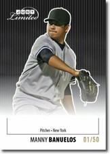 MANNY BANUELOS 2011 Just LIMITED Rookie Mint BLACK Parallel RC #/50