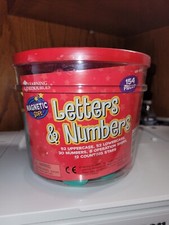 NEW Learning Resources Magnetic Letters  Numbers, ABCs 154pcs
