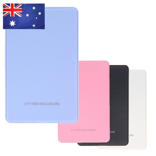 2.5in USB 2.0 SATA Hd Box HDD Hard Drive External Enclosure Case