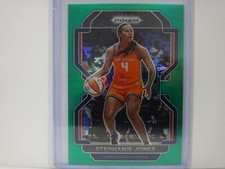 2022 Panini Prizm WNBA Green Prizm Stephanie Jones #134 Rookie RC