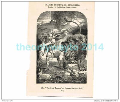 DER GOLDENE FADEN, NORMAN MACLEOD, Buchillustration, um 1883