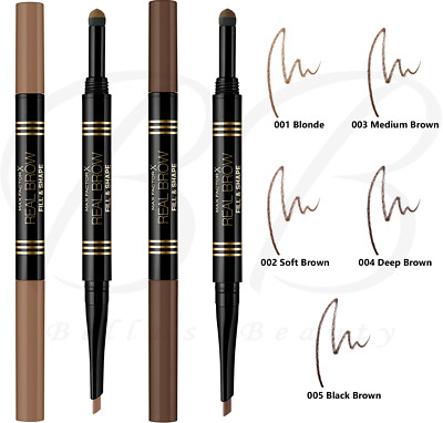 MAX FACTOR Real Brow Fill and Shape Augenbrauen 2-in-1 Stift 0,66 ml *FARBTON WÄHLBAR*