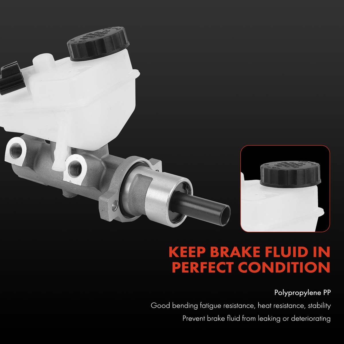 Brake Master Cylinder with Reservoir for Jaguar X-Type 2002
