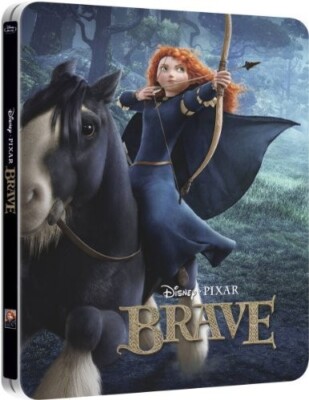 BRAVE (2012) - 3D + 2D BLU-RAY STEELBOOK - GEPRÄGT - DISNEY - PIXAR - MERIDA