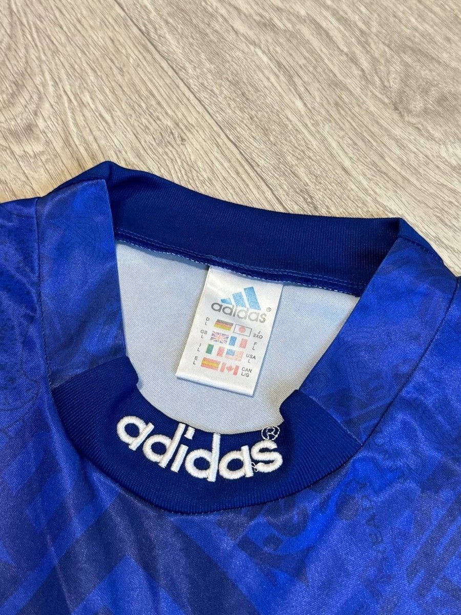 adidas　94〜96 グラスゴー・レンジャーズ Vintage 1994-96 Adidas Remake Sz M Home Glasgow Rangers