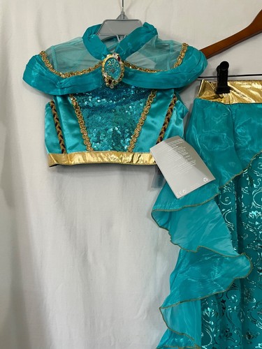 NWT Disney Store Jasmine Costume Girls Dress up 4,5/6,7/8 ,9/10 - Picture 2 of 7