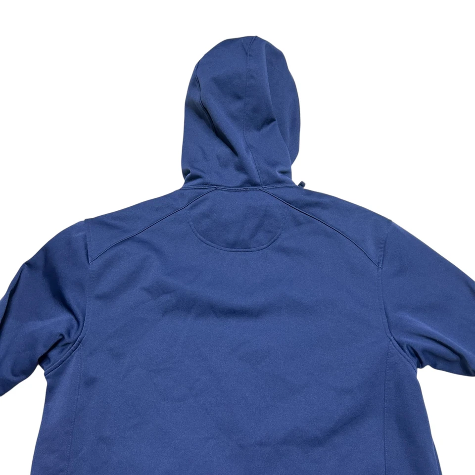 耐克 St Louis Cardinals 连帽运动衫男式中号海军蓝羊毛 Therma — 第 4/4 张图片