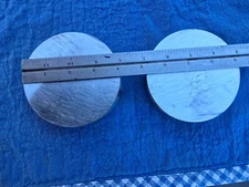 6061 Aluminum Disc or round stock 2 each 4" x 1-1/8"