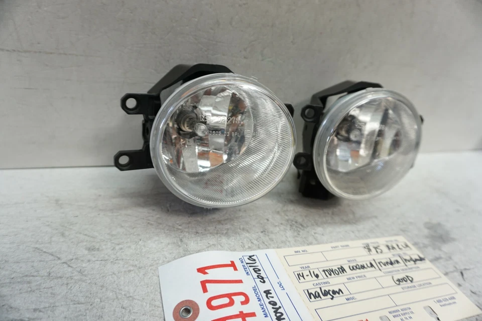 Juego de luces antiniebla izquierda y derecha Toyota Corolla Highlander Tundra 2014 2015 2016 OEM Foto 3 de 4