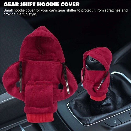 Car Gear Shift Cover Mini Hoodie Gear Shift Cover for Car Shifter Interior Trim - Picture 5 of 15
