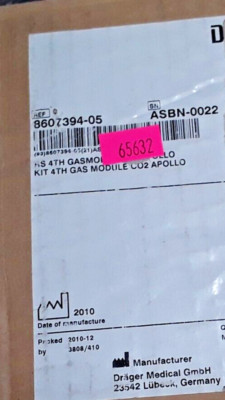 8607394 - DRAGER - KIT 4th GAS MODULE CO2 APOLLO - N.O.B
