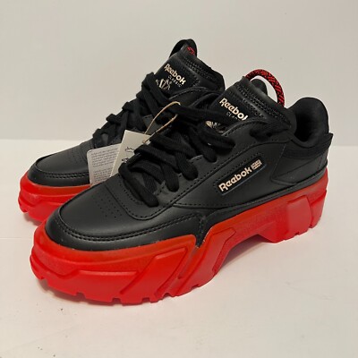 Reebok Club C Cardi B Culture Size Brand New Blood Red Black DS H05419