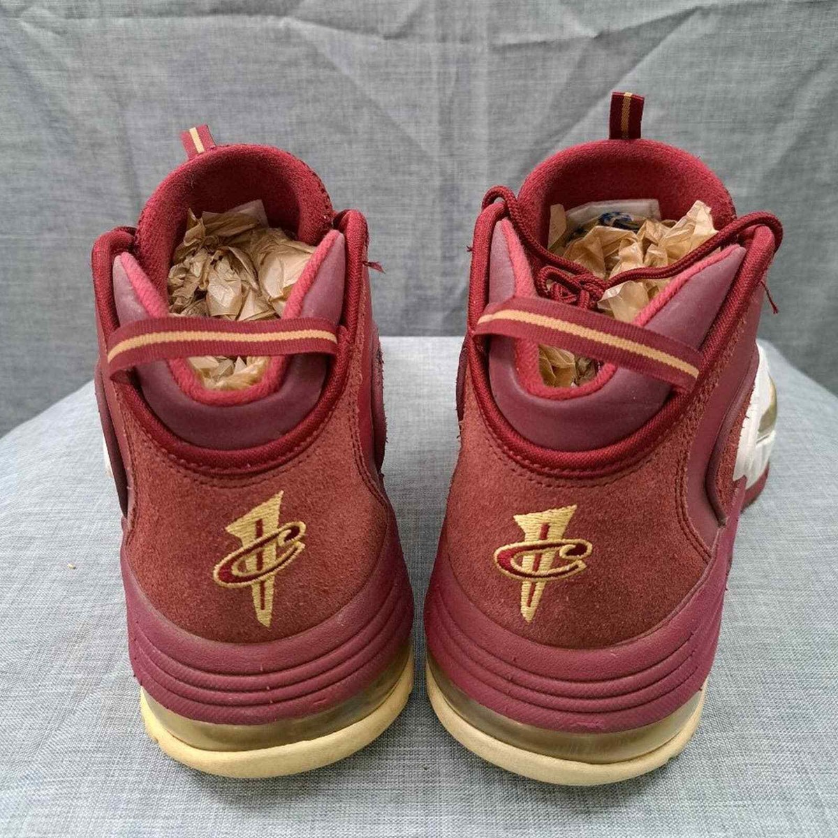 Nike Air Max Penny 1 House Party Team Red Maroon White Gold  display picture 2