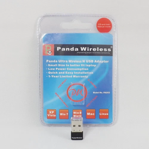 Panda PAU03 Wireless N USB Adapter Linux 150Mbps 2.4GHz