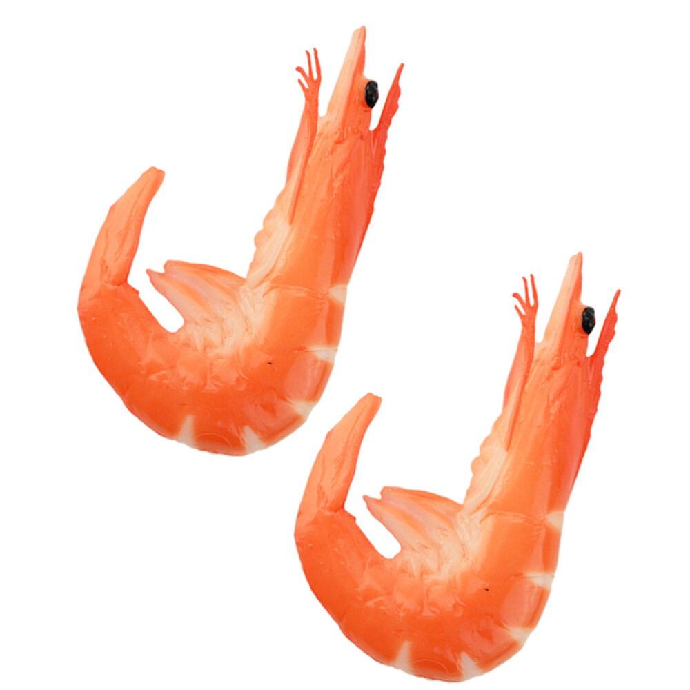 Lifelike Lobster Toy Aquarium Display Lobster Figurines Artificial Prawns